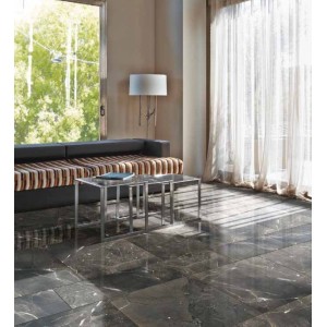 CERIM TIMELESS BLACK DEEP NATURALE 60X60