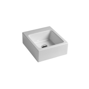 GSG LAVABO SQUARE 32 cm BIANCO LUCIDO SOSPESO