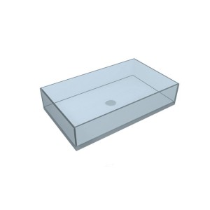 GSG Glass Lavabo In Vetro Cm. 60 - Trattamento Anticalcare I