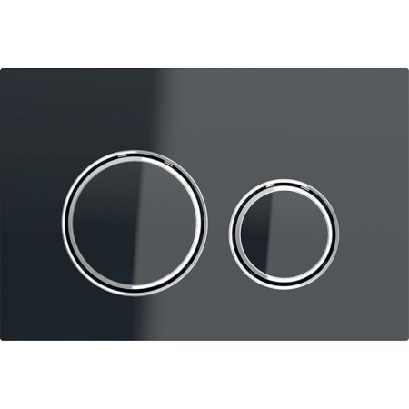 GEBERIT SIGMA 21 PLACCA VETRO NERO