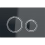 GEBERIT SIGMA 21 PLACCA VETRO NERO