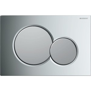 GEBERIT SIGMA 01 PLACCA CROMO/ CROMO SATINATO