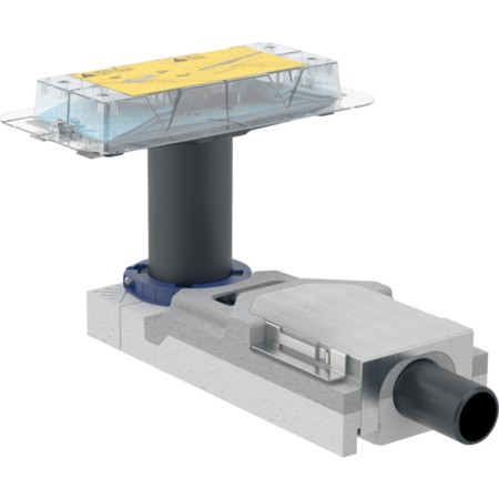 GEBERIT Geberit CleanLine per doccia a pavimento per altezza del massetto 65–90 mm a filo dell'imbuto di scarico