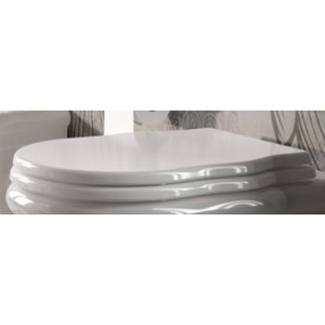 HIDRA  ELLADE COPRI WC RALLENTY POLIESTERE CERNIERA CROMO