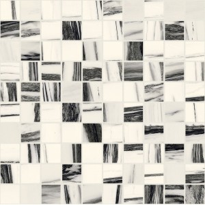 FLORIM - FLOOR GRES B&W MOSAICO FALL HIGH-GLOSSY 30X30