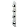 ZUCCHETTI BRIM TERMOSTATICO DOCCIA C/ 3 RUB. ARRESTO