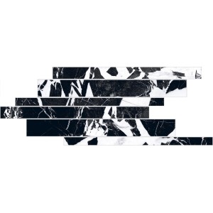 FLORIM - FLOOR GRES B&W LISTELLO SFALSATO FRAGMENT HIGH-GLOSSY 21X40