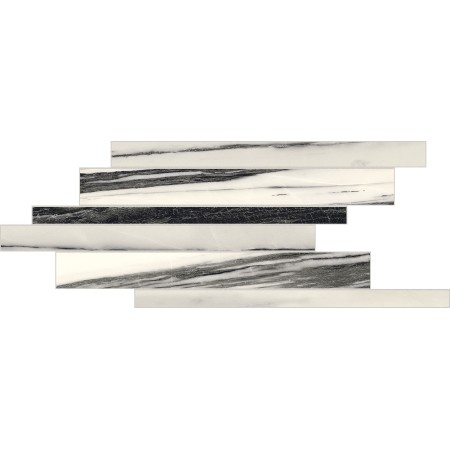 FLORIM - FLOOR GRES B&W LISTELLO SFALSATO FALL HIGH-GLOSSY 21X40