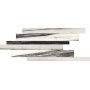 FLORIM - FLOOR GRES B&W LISTELLO SFALSATO FALL HIGH-GLOSSY 21X40