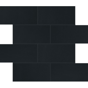 FLORIM - FLOOR GRES B&W MURETTO BLACK NATURALE 30X30 -SP.6MM
