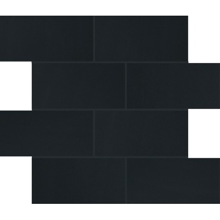 FLORIM - FLOOR GRES B&W MURETTO BLACK HIGH-GLOSSY 30X30 -SP.6MM