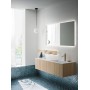 ARBI SKY ONDINA COMPOSIZIONE 05 FINITURA OLMO CHIARO L140.6 CM P50.5 CM CON VASCA INTEGRATA IN CRISTALOLANT