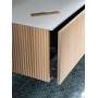 ARBI SKY ONDINA COMPOSIZIONE 05 FINITURA OLMO CHIARO L140.6 CM P50.5 CM CON VASCA INTEGRATA IN CRISTALOLANT