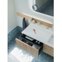 ARBI SKY ONDINA COMPOSIZIONE 05 FINITURA OLMO CHIARO L140.6 CM P50.5 CM CON VASCA INTEGRATA IN CRISTALOLANT