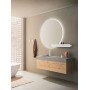 ARBI SKY PREGIATI COMPOSIZIONE 07 FINITURA ROVERE ANTICO ESSENZA L140.6 CM P50.5 CM CON VASCA INTEGRATA IN LAMINAM