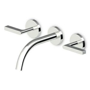 ZUCCHETTI SIMPLY BEAUTIFUL BATTERIA LAVABO 3 FORI A PARETE 230MM