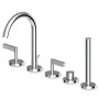 ZUCCHETTI SIMPLY BEAUTIFUL BATTERIA BORDO VASCA 5 FORI
