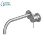 ZUCCHETTI HELM MISCELATORE LAVABO A PARETE 230MM IN ACCIAIO INOX