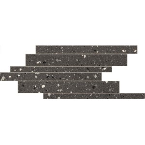 FLORIM - FLOOR GRES EARTHTECH CARBON_FLAKES COMFORT LISTELLO SFALSATO 21X40