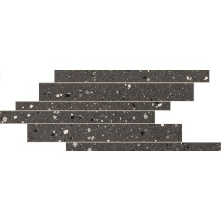 FLORIM - FLOOR GRES EARTHTECH CARBON_FLAKES COMFORT LISTELLO SFALSATO 21X40