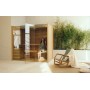 Effe By Effegibi SKY 40 SAUNA DIMENSIONI 170X130X201 IN ASPEN TERMOTRATTATO