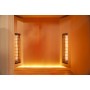 Effe By Effegibi IDEA IR 1000 SAUNA INFRAROSSI DIMENSIONI 132X100X201 HEMLOCK CANADESE