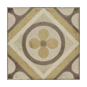 RAGNO CERAMICHE OTTOCENTO DECORO TAPPETO 7 AMBRA 20X20