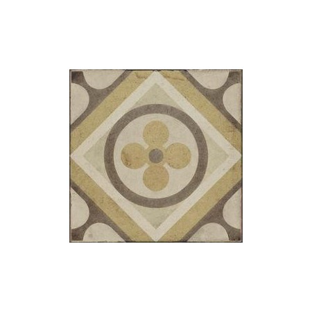 RAGNO CERAMICHE OTTOCENTO DECORO TAPPETO 7 AMBRA 20X20