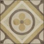 RAGNO CERAMICHE OTTOCENTO DECORO TAPPETO 7 AMBRA 20X20