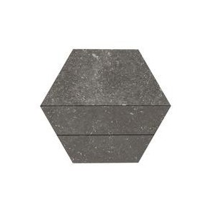 RAGNO CERAMICHE REALSTONE_LUNAR MOSAICO 3D DEEP GREY 29X33.5