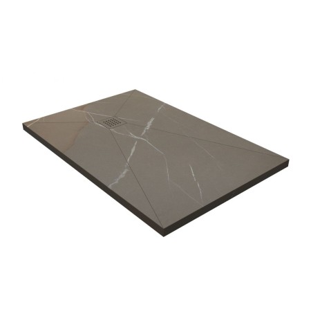DISENIA BLADE PIATTO DOCCIA LAMINAM PIETRA PIASENTINA TAUPE OPACO