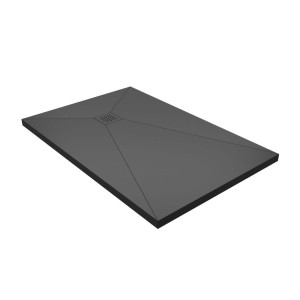 DISENIA BLADE PIATTO DOCCIA LAMINAM NERO ASSOLUTO