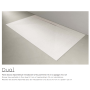 DISENIA DUAL PIATTO DOCCIA IN TECNOGEL BIANCO