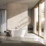 GLASS 1989 QUEEN VASCA FREESTANDING BIANCO OPACO IN MINERALITE