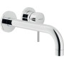 NOBILI LIVE MISCELATORE LAVABO A PARETE L. 200 MM S/PLACCA