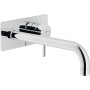 NOBILI LIVE MISCELATORE LAVABO A PARETE L. 250 MM C/PLACCA