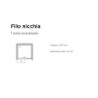 ARBLU FILO NICCHIA 1 ANTA SCORREVOLE