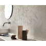 ATLAS CONCORDE 3d Wall Carve Leaf White 40x80 Matt