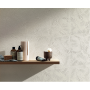 ATLAS CONCORDE 3d Wall Carve Leaf White 40x80 Matt