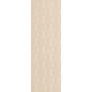 MARAZZI POTTERY CHAMPAGNE STRUTT. CUBE 3D 25X76