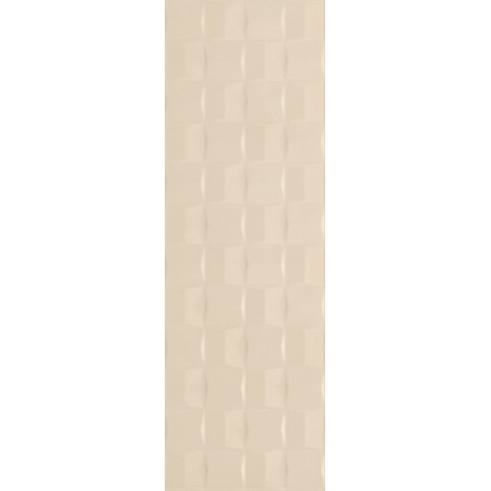 MARAZZI POTTERY CHAMPAGNE STRUTT. CUBE 3D 25X76